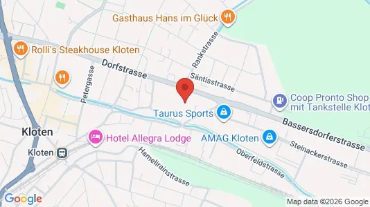 Apartments for rent i Bülach - kort over placeringen
