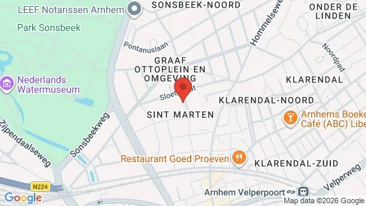 Apartments for rent i Arnhem - kort over placeringen