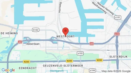 Apartments for rent i Amsterdam Westpoort - kort over placeringen