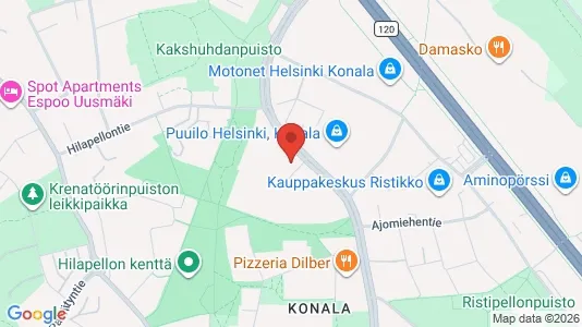Apartments for rent i Helsinki Läntinen - kort over placeringen