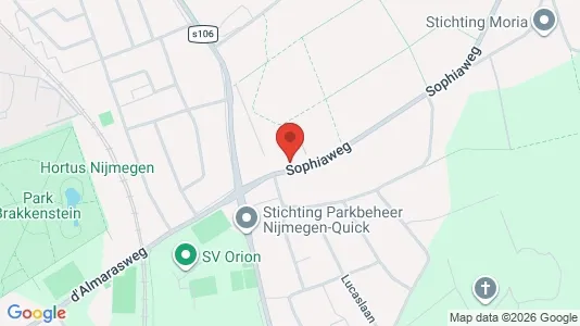 Apartments for rent i Nijmegen - kort over placeringen