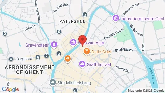 Apartments for rent i Stad Gent - kort over placeringen