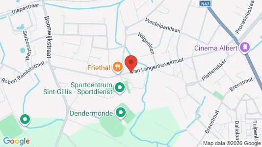 Apartments for rent i Dendermonde - kort over placeringen