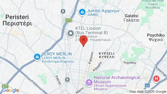 Apartments for rent i Athens Agios Nikolaos - kort over placeringen