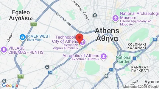 Apartments for rent i Athens Gazi - kort over placeringen
