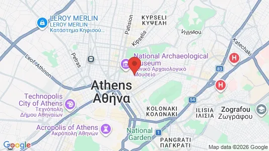 Apartments for rent i Athens Exarchia - kort over placeringen