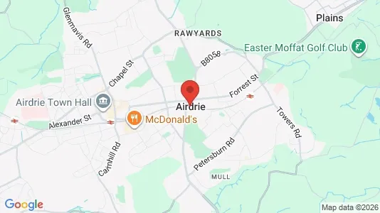 Apartments for rent i Airdrie - Lanarkshire - kort over placeringen
