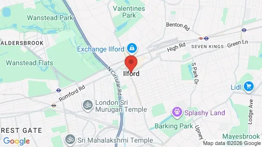 Houses for rent i Ilford - Essex - kort over placeringen