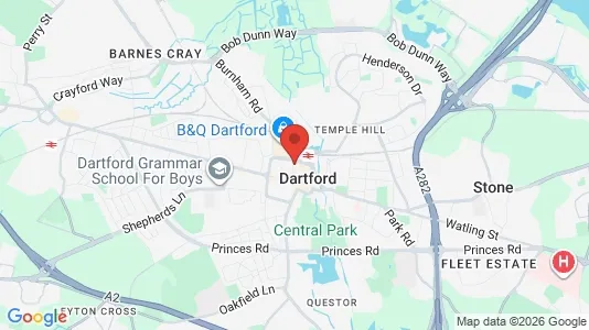 Houses for rent i Dartford - Kent - kort over placeringen