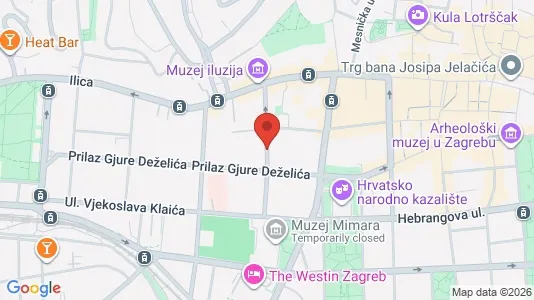 Apartments for rent i Sljeme (Medvednica-Tomislavac) - kort over placeringen