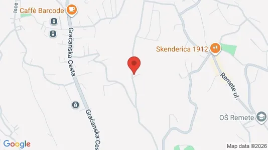 Apartments for rent i Sljeme (Medvednica-Tomislavac) - kort over placeringen