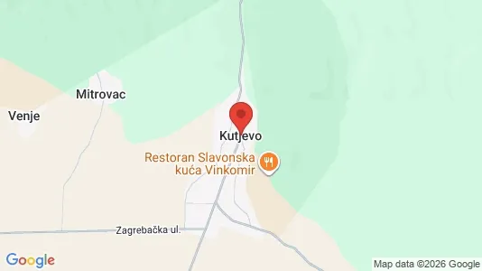 Houses for rent i Kutjevo - kort over placeringen