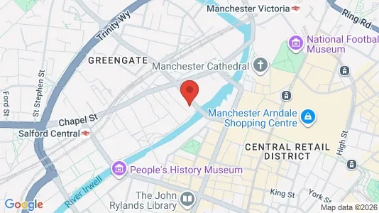 Apartments for rent i Salford - Lancashire - kort over placeringen