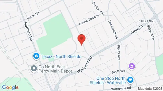 Apartments for rent i North Shields - Tyne and Wear - kort over placeringen