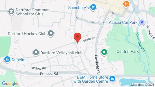 Apartments for rent i Dartford - Kent - kort over placeringen