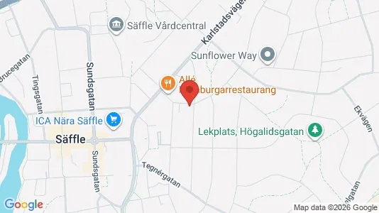 Apartments for rent i Säffle - kort over placeringen