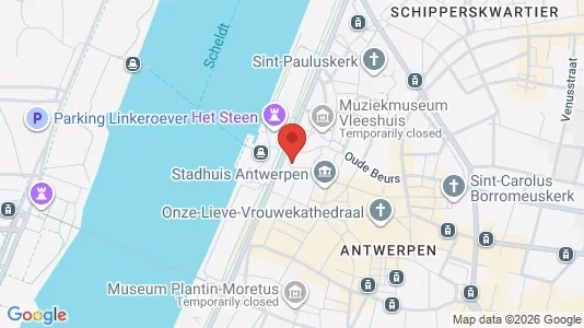 Apartments for rent i Stad Antwerp - kort over placeringen