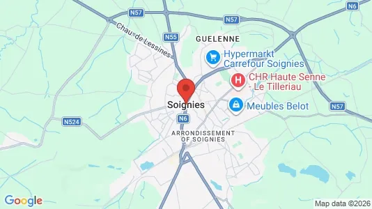 Houses for rent i Zinnik - kort over placeringen
