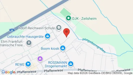Apartments for rent i Frankfurt West - kort over placeringen
