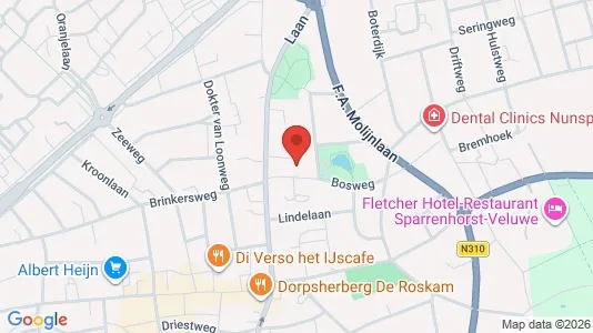 Apartments for rent i Nunspeet - kort over placeringen