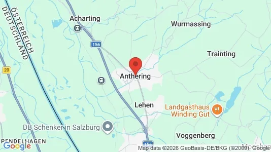 Apartments for rent i Anthering - kort over placeringen
