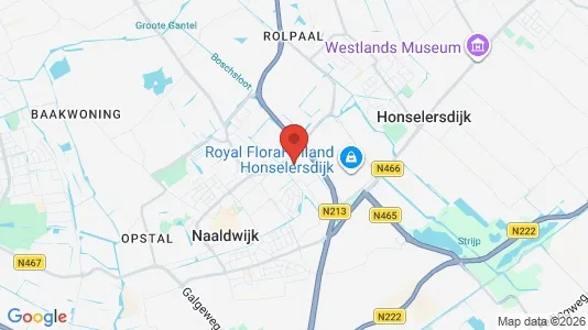 Apartments for rent i Westland - kort over placeringen