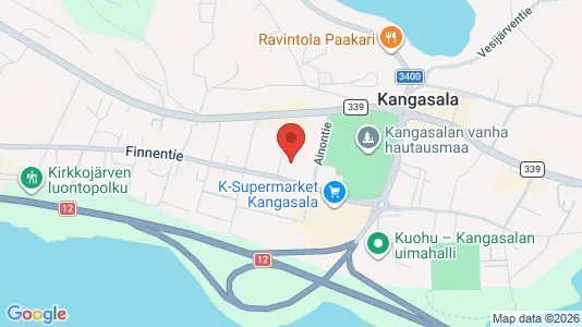 Apartments for rent i Kangasala - kort over placeringen