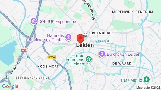 Houses for rent i Leiden - kort over placeringen