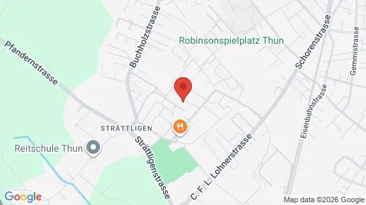 Apartments for rent i Thun - kort over placeringen