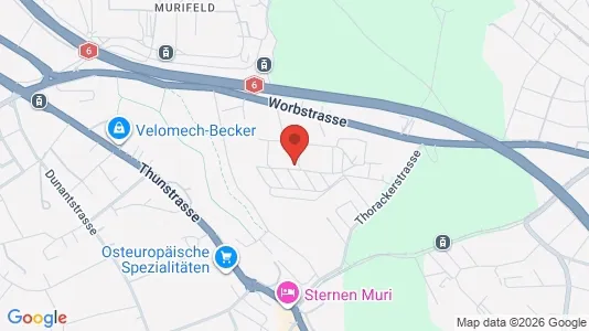 Apartments for rent i Bern-Mittelland - kort over placeringen