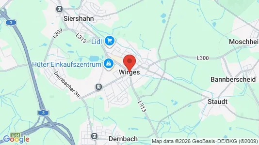 Apartments for rent i Westerwaldkreis - kort over placeringen