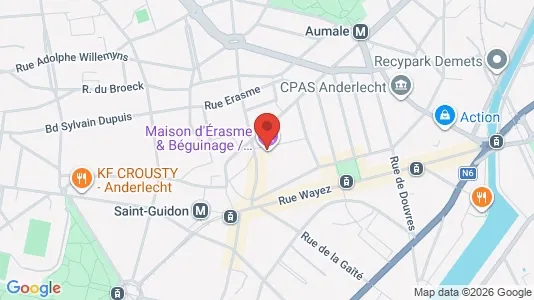 Apartments for rent i Brussels Anderlecht - kort over placeringen