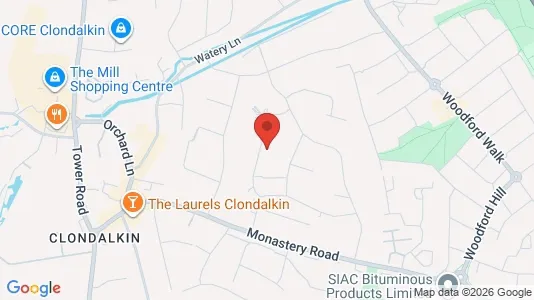 Apartments for rent i Dublin 22 - kort over placeringen