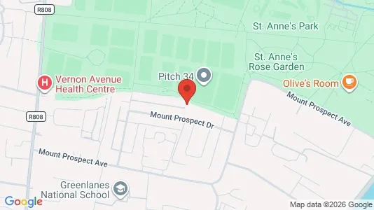 Apartments for rent i Dublin 3 - kort over placeringen
