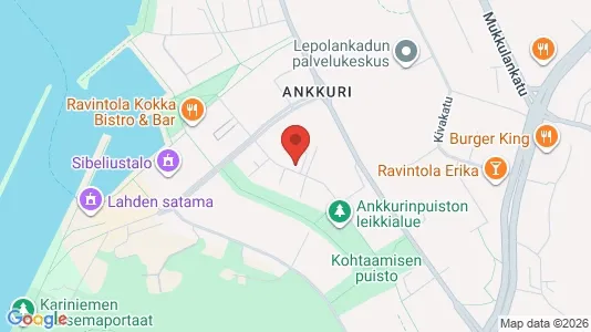 Apartments for rent i Lahti - kort over placeringen