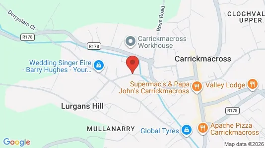 Apartments for rent i Carrickmacross - kort over placeringen