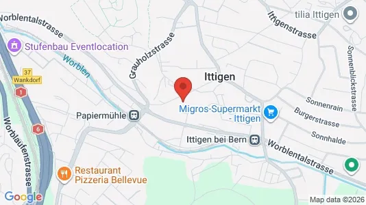 Apartments for rent i Bern-Mittelland - kort over placeringen