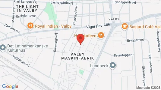 Apartments for rent i Valby - kort over placeringen