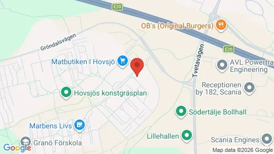 Apartments for rent i Södertälje - kort over placeringen