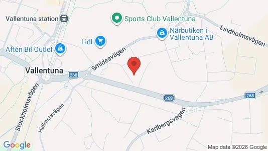 Apartments for rent i Vallentuna - kort over placeringen