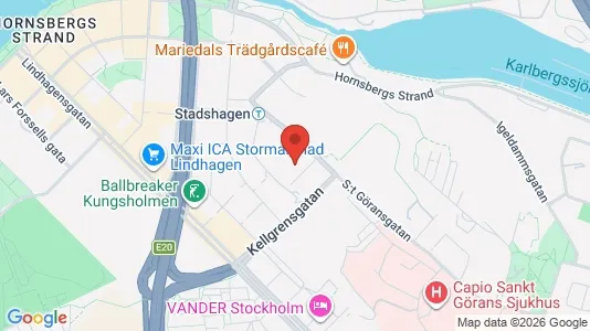 Rooms for rent i Kungsholmen - kort over placeringen