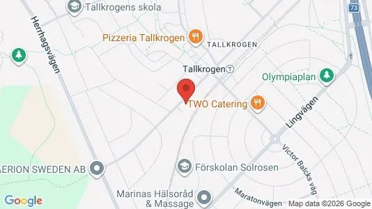 Rooms for rent i Stockholm South - kort over placeringen