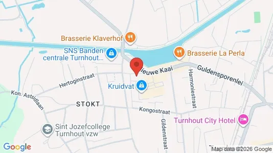 Apartments for rent i Turnhout - kort over placeringen