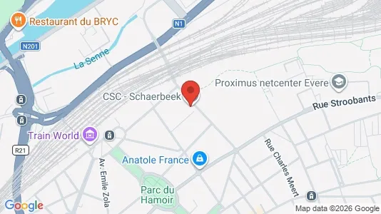 Apartments for rent i Brussels Schaarbeek - kort over placeringen