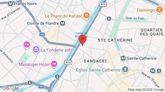 Apartments for rent i Stad Brussel - kort over placeringen
