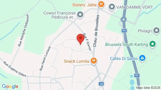 Apartments for rent i Les Bons Villers - kort over placeringen