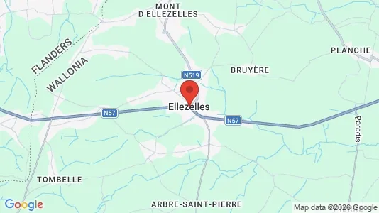 Houses for rent i Ellezelles - kort over placeringen
