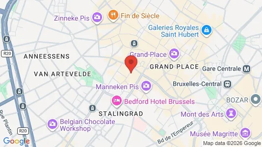 Apartments for rent i Stad Brussel - kort over placeringen
