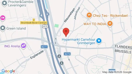 Apartments for rent i Grimbergen - kort over placeringen