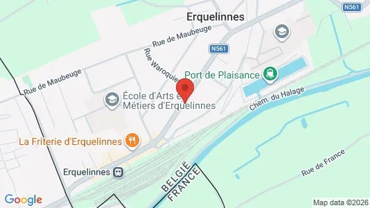 Apartments for rent i Erquelinnes - kort over placeringen